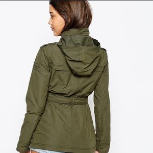 Abercrombie & Fitch Army Green Utility Jacket